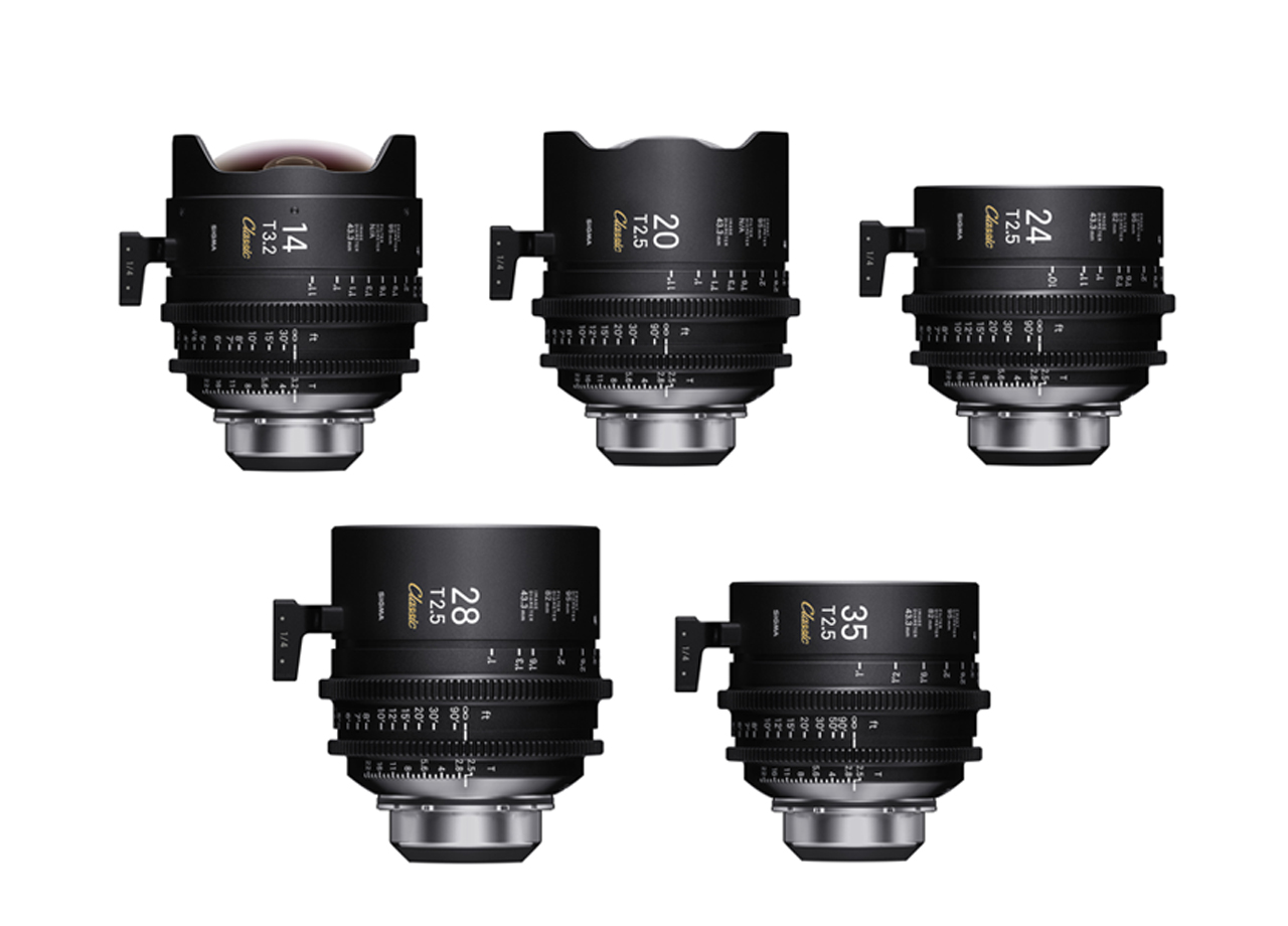 SIGMA Cine FF Classic Prime Set